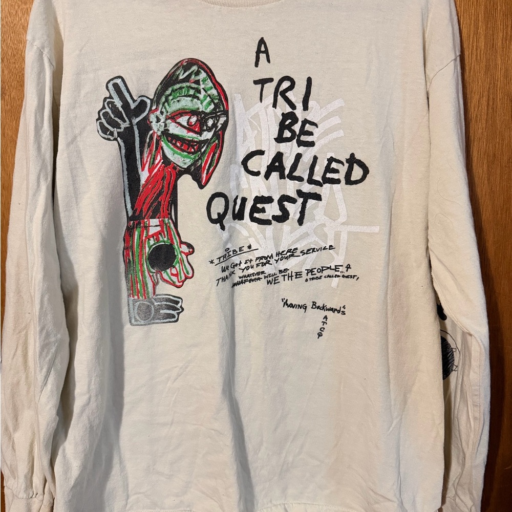 A Tribe Called Quest Long Sleeve Tee - Cream